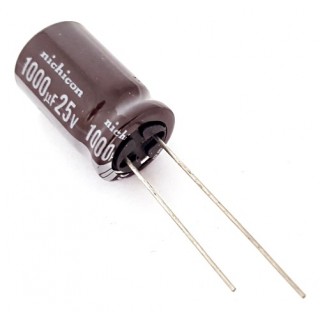 مخطط مكثف 1000UF/25V